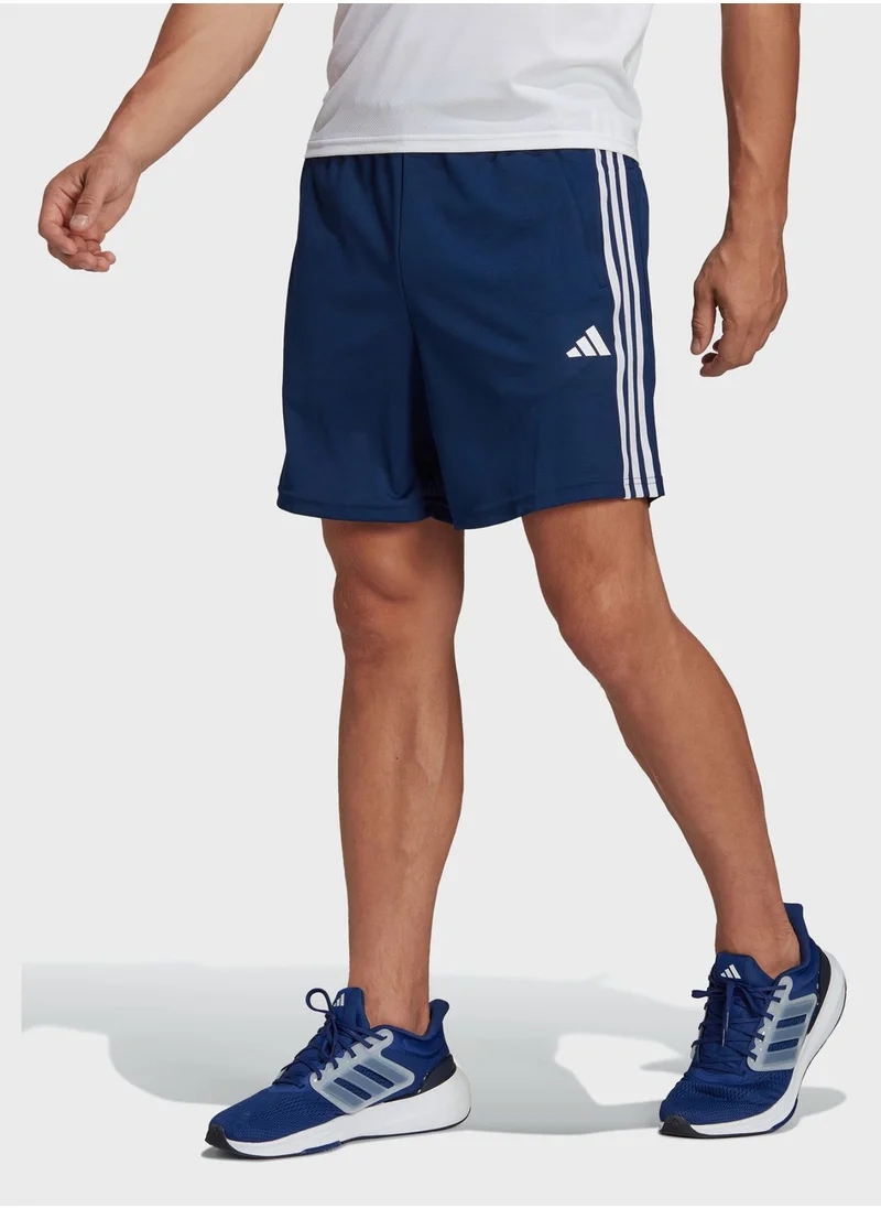 Adidas Train Essentials Piqué 3-Stripes Training Shorts