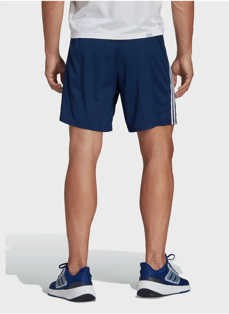 Adidas Train Essentials Piqué 3-Stripes Training Shorts