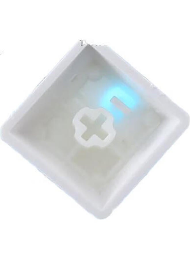 Daryo Dareu Ek810 Dual-Mode Wireless Keyboard, Mechanical Keyboard, Laptop Gaming Keyboard, 2.4G Office Keyboard With Long Battery Life, 104 Keys, White With Blue Switches - Image 2