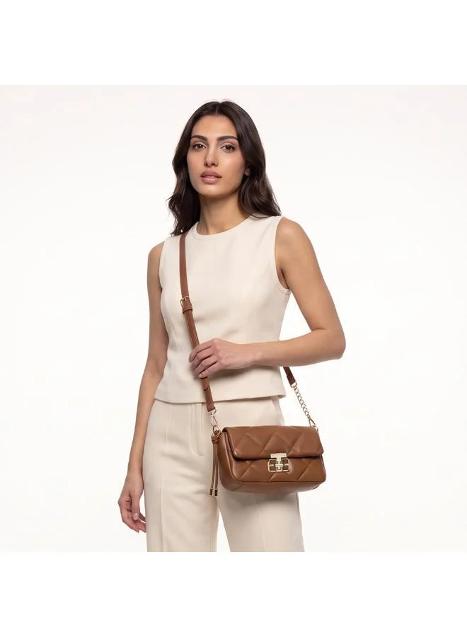 Sasha Sasha Quilted Crossbody Bag with Detachable Strap