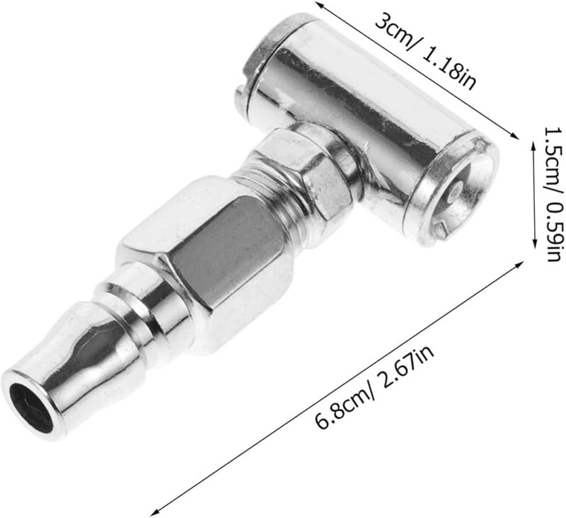 Versatile Hand Cranked Portable Tire Inflator Air Chuck Extension Replacement - Image 3