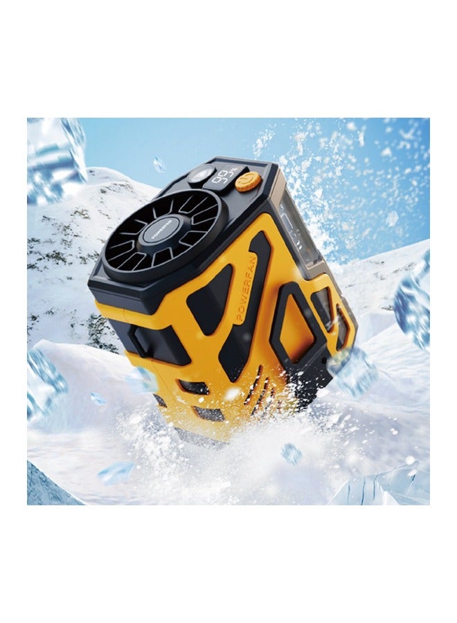 Mecha Waist Fan with Super Strong Wind - Portable USB Rechargeable Personal Air Conditioner for Outdoor and Construction Use  - Image 2