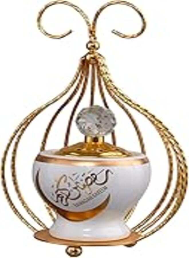 Brass Decorative Censer - Gold, White