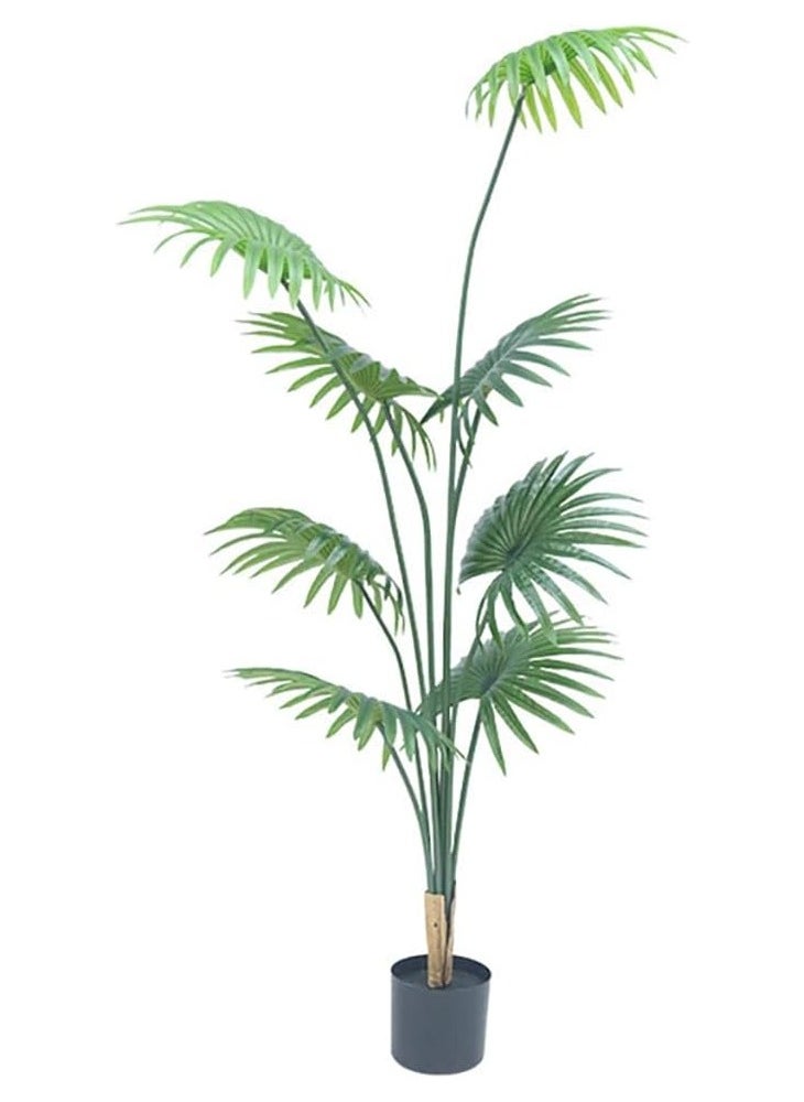 TYCOM Artificial Tree Fake Plants Fake Trees Faux Plants Indoor Realistic Plants for Office Home Room Store Decor Height 160 CM LicualaPalm. 