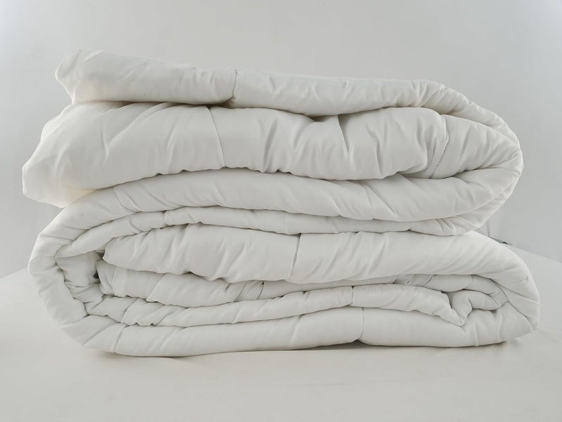 KUDUCHEE KUDUCHEE Lily Micro Poly 250 GSM Comforter Duvet 228x254 cm White 100 Microfibre Soft Cozy Light Weight ComforterBlanketQuiltDuvets for Winter 