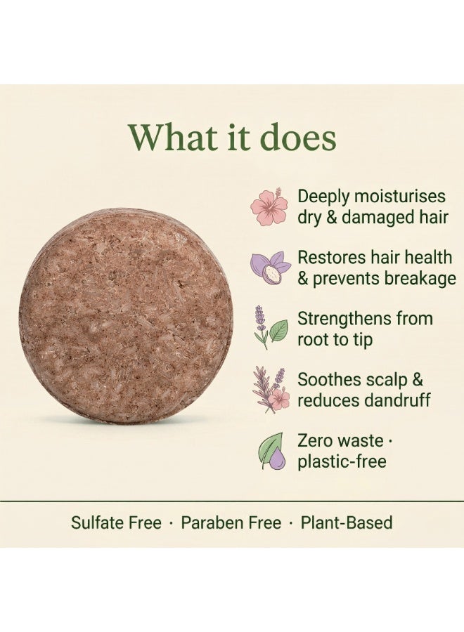 Nyrvana Hibiscus, Lavender & Shea Butter Shampoo Bar 80g (2.82 oz) - Image 3