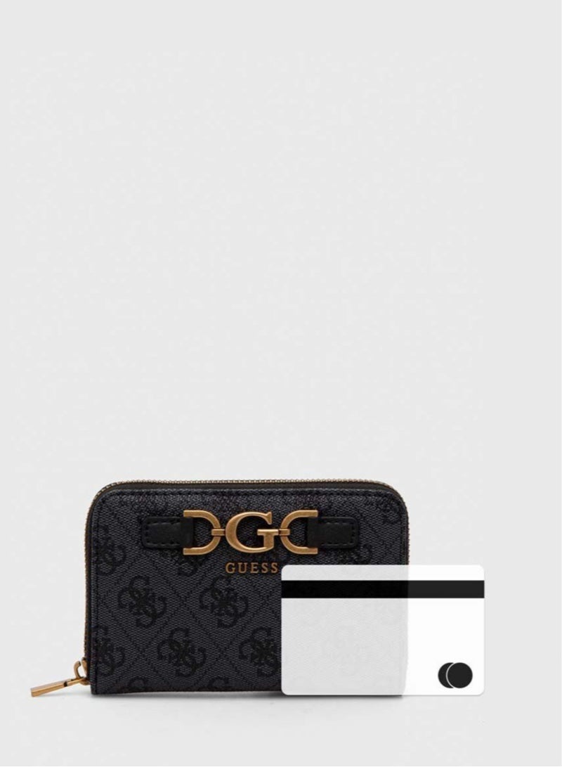 GUESS Dagan Medium Zip Around Dove Logo  - Image 5