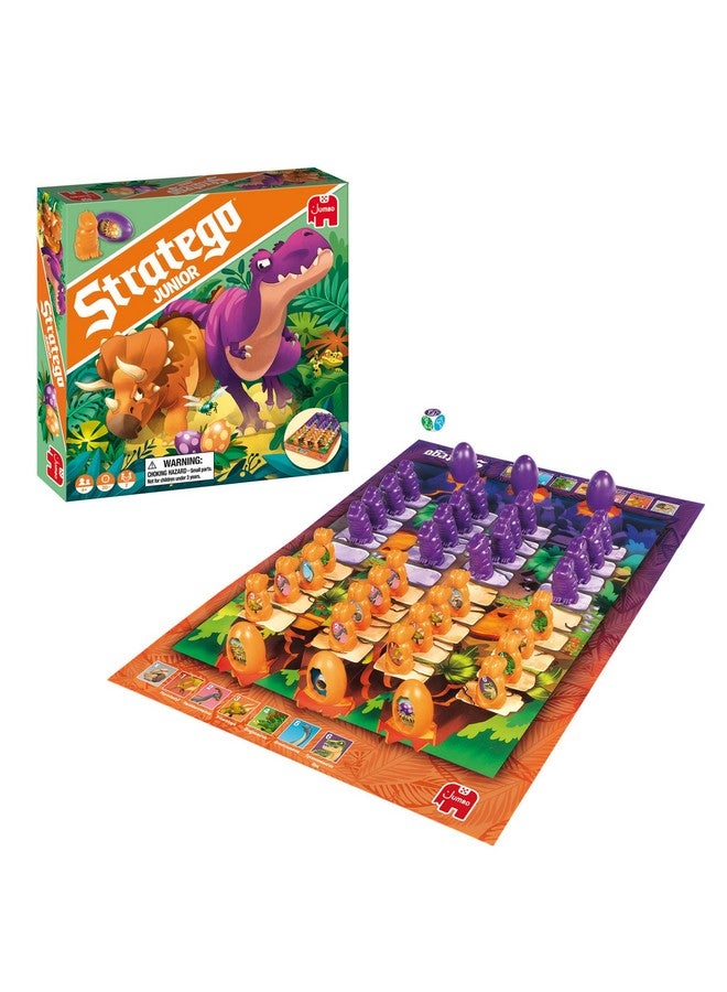jumbo Jumbo, Stratego - Junior Dinos, Fun Junior Stratego Version, Strategy Board Game, 2 Players, Ages 4 Year Plus - Image 4