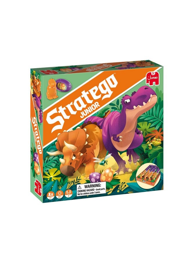 jumbo Jumbo, Stratego - Junior Dinos, Fun Junior Stratego Version, Strategy Board Game, 2 Players, Ages 4 Year Plus - Image 1