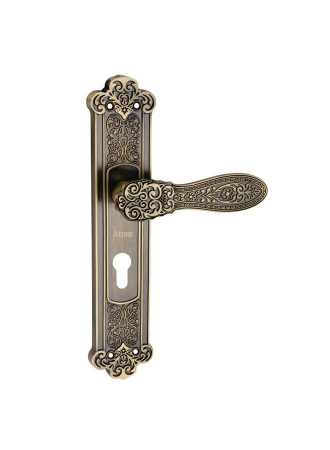 Atom Heavy Duty Mortise Door Lock with Both Sided Key for Bedroom, Living Room, Main Door, Brass Antique Finish | 3 Keys | Lockset for House Hotel Office(O49CYBSK) - Image 2