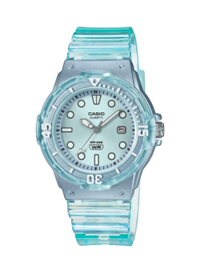 CASIO Analog Round Shape Resin Wrist Watch LRW-200HS-2EVDF - 34.2 Mm