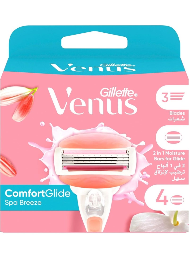 Venus ComfortGlide SPA Breeze Woman's Razor Carts: 4 carts