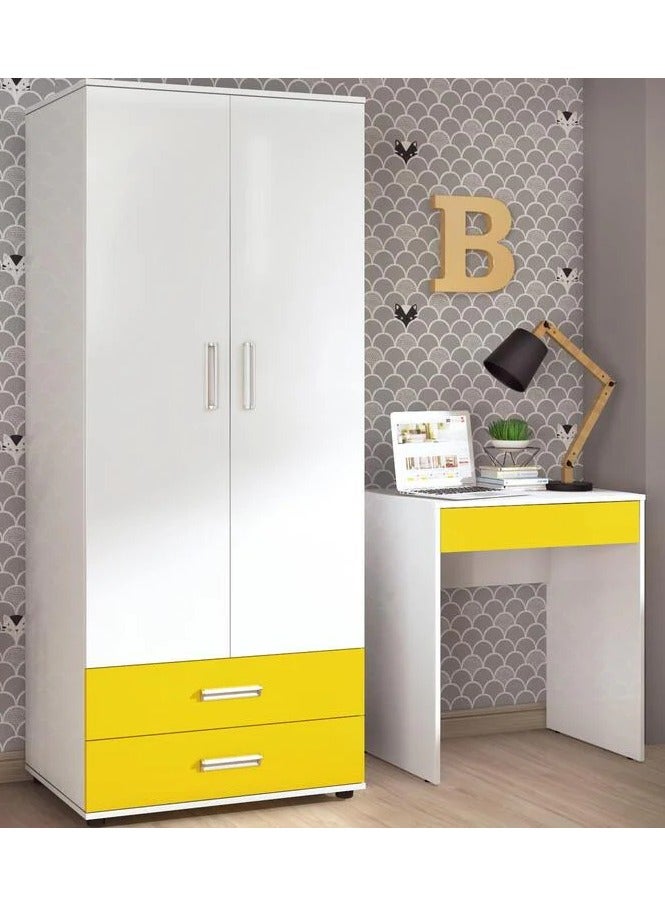 ملاذ هاوس غرفة نوم صفراء صغيرة مكونة من 3 قطع - MZBDR006 - 200 طول × 120 ارتفاع × 120 عرض - Image 3