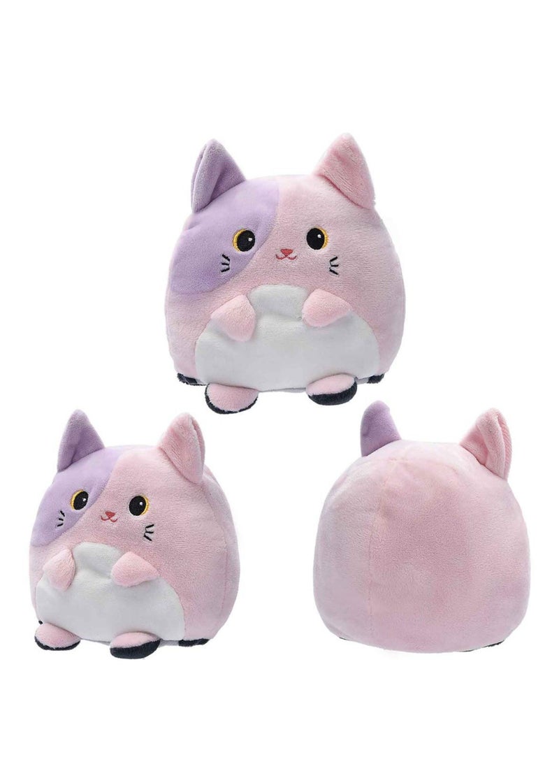 Excefore Reversible Cat Stuffed Animals, Reversible Plushie, 6" Cat Plushie,  Cute Cat Stuffed Animals, for Girl Boy Adult Kids - Image 5
