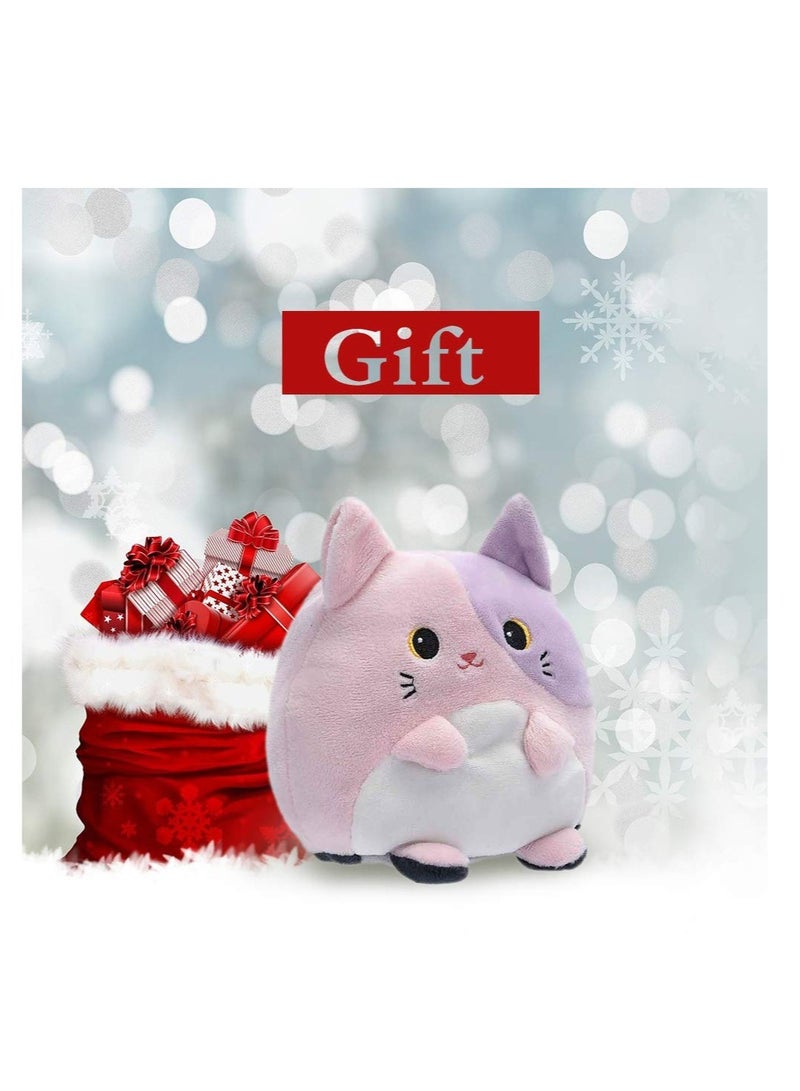 Excefore Reversible Cat Stuffed Animals, Reversible Plushie, 6" Cat Plushie,  Cute Cat Stuffed Animals, for Girl Boy Adult Kids - Image 2