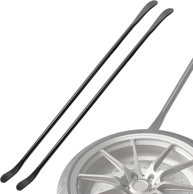 Zihvfzu Tire Mount and Demount Iron - 2 PCS Heavy Duty Tire Changing Tools for Semi Trucks - Image 1