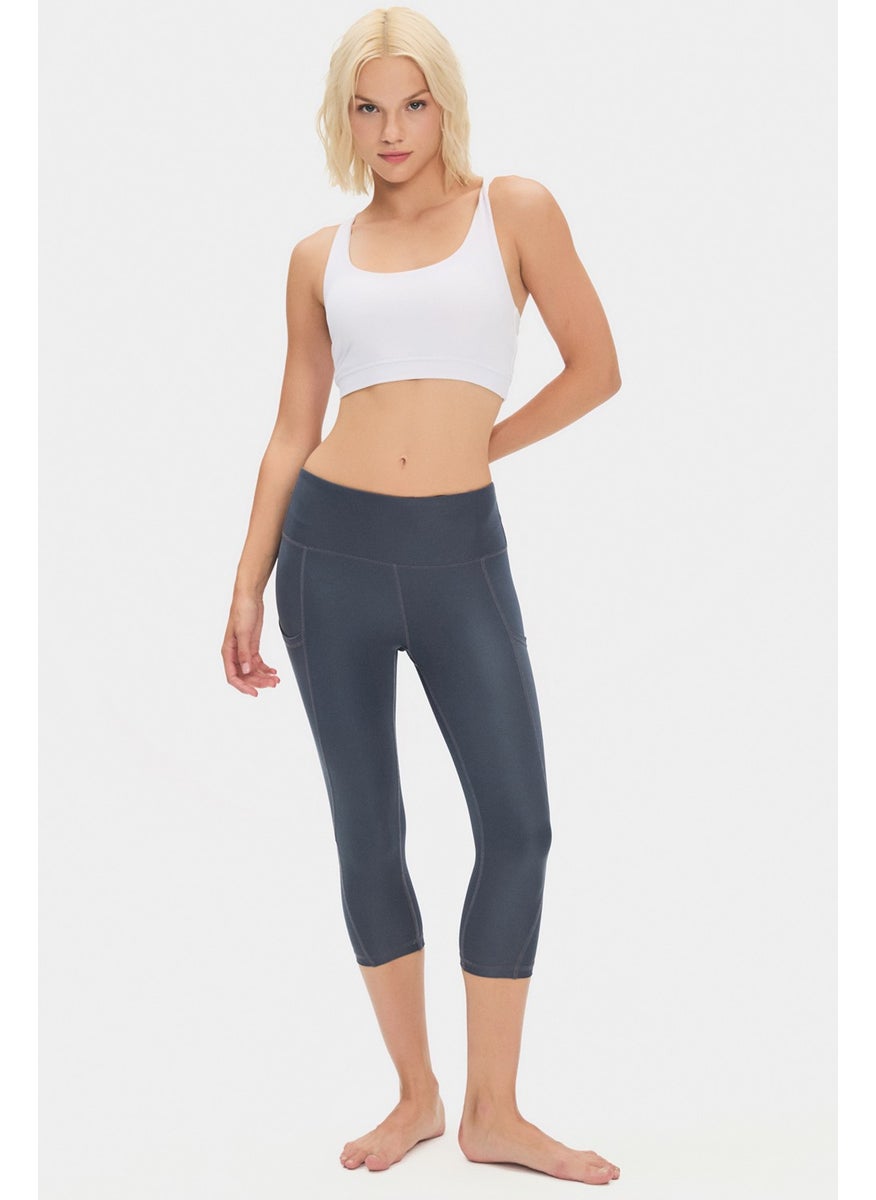 JOYSTAR - Women's High Waist Slimming Double Pocket Knee Length Capri Leggings - Image 1