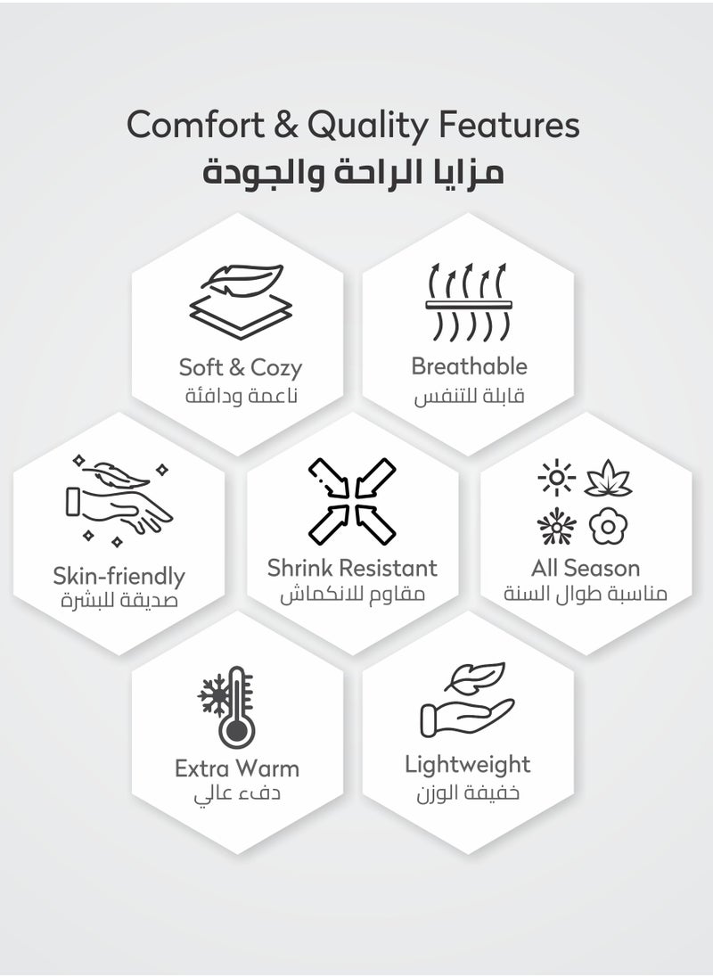 دوناتيلا - بطانية صوف مقاس واحد (170 * 200 سم) بطانية رمي فائقة النعومة مع 300 جرام لكل متر مربع أفضل رميات قطيفة دافئة خفيفة الوزن للسرير والأريكة والأريكة والتخييم ، بيج فرنسي - Image 1