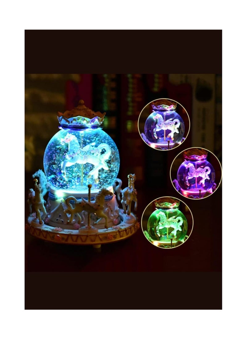 Snow Globe Music Box