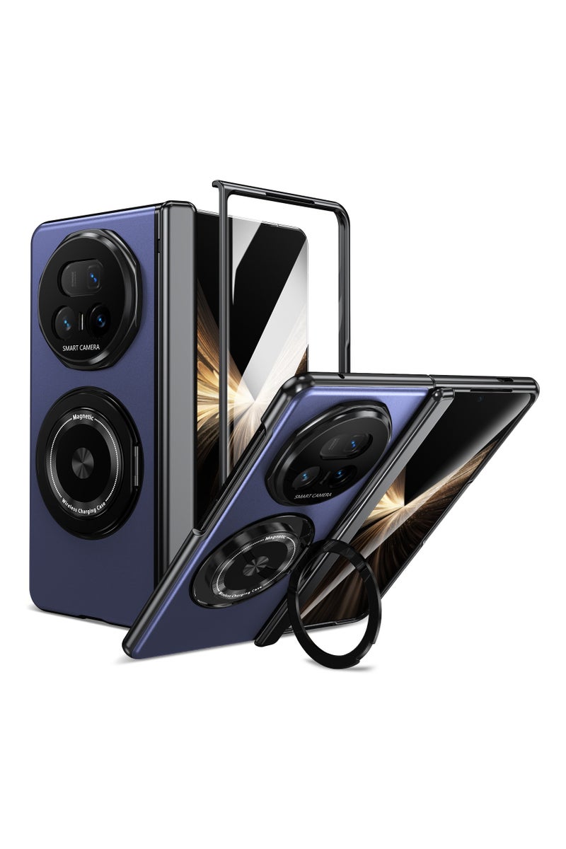 عام مناسب لهاتف Honor Magic V5 - غلاف مغناطيسي دوّار مع حامل، مقاوم للصدمات، تغطية كاملة، حماية قوية، التصاق مغناطيسي قوي، يدعم زوايا متعددة. - Image 1