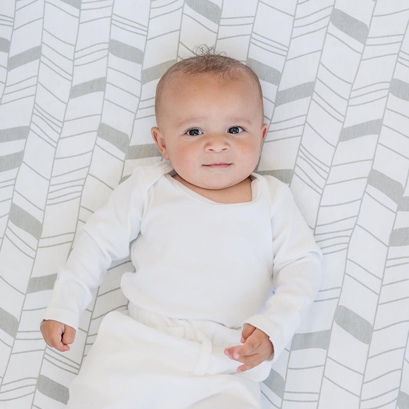 Pickle & Pumpkin Premium Organic Crib Sheet | 2 Pack 100% Organic Jersey Cotton Fitted Crib Sheets Set | Crib Bedding for Baby Girl | Toddler or Standard Crib Mattress Sheets | Pink & Floral - Image 3