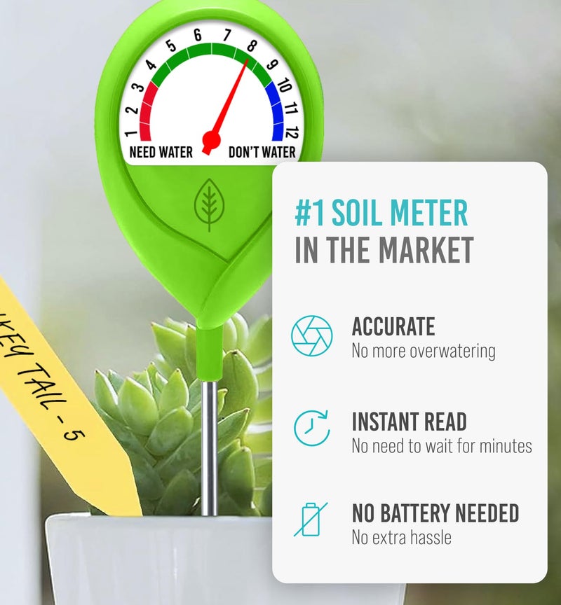 Craft911 GROWIT Soil Moisture Meter for Plants - Plant Moisture Meter for House Plants - No Batteries Required - Image 2