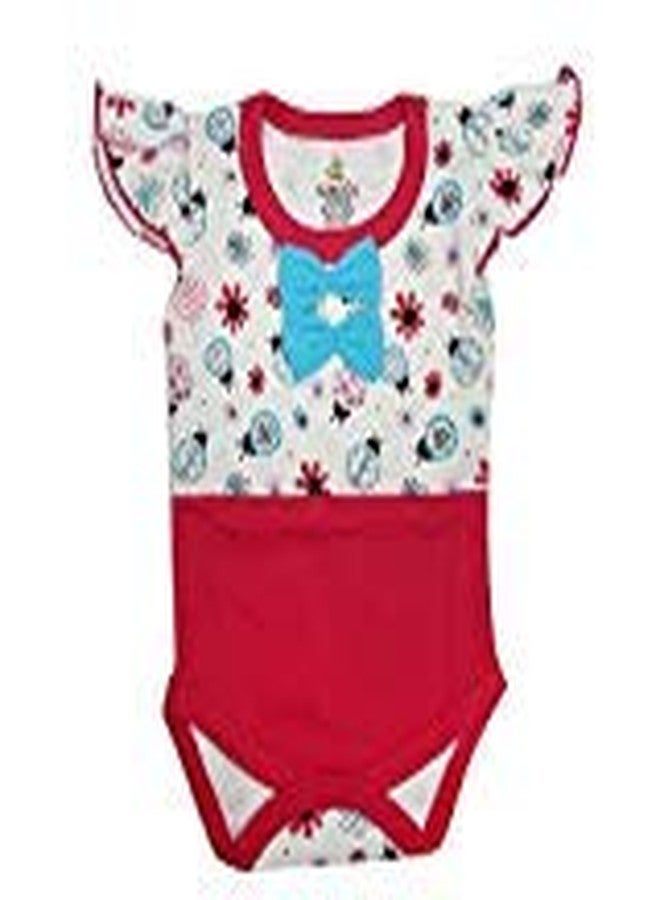 Kaboos Multicoloured 100% Cotton Baby Romper for Girl's (24-30 Months)