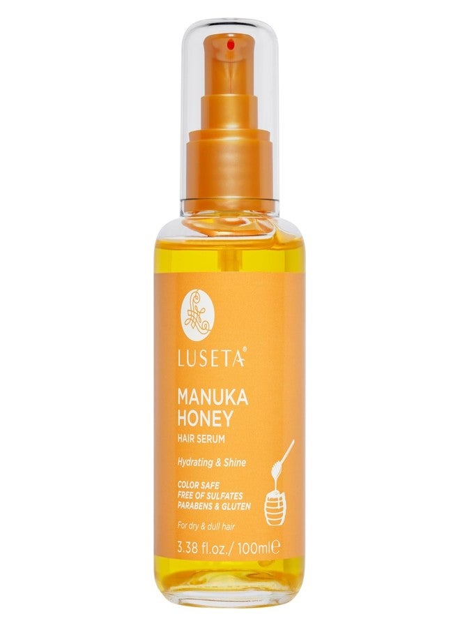 L LUSETA Luseta Manuka Honey Hair Oil Hydrates Dry Hair and Adds Shine & Softness to Dull Hair Nourishing Oil with Honey & Argan Oil, Frizz Control 3.38oz - Image 1