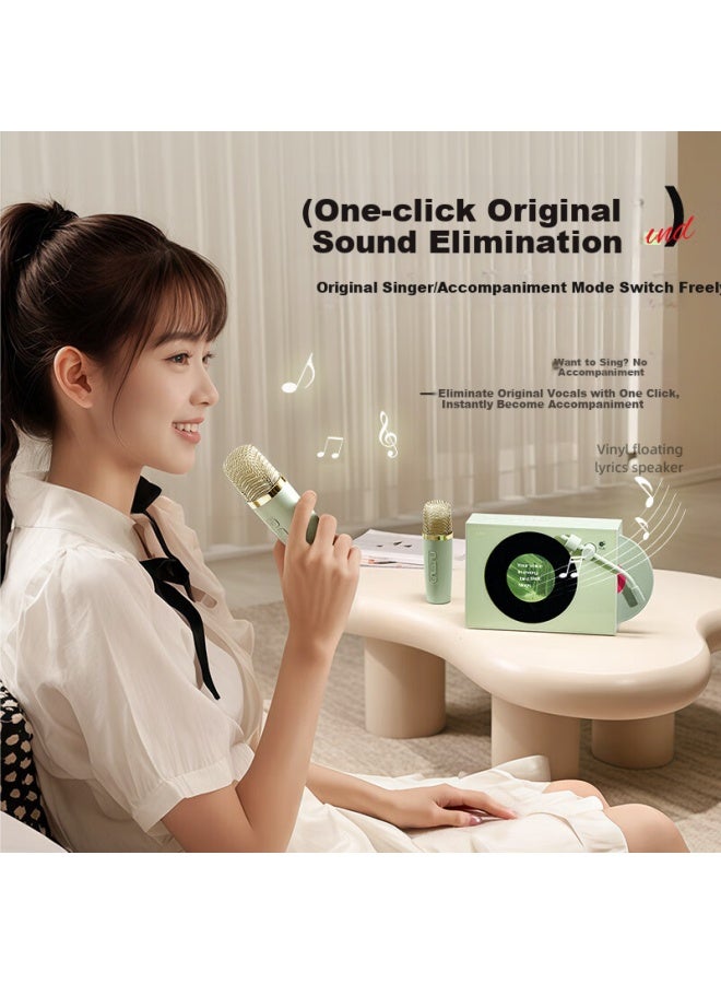 Ten Thousand Fires Wanhuo Xiaodu Smart Speaker With Bluetooth Karaoke Microphone, All-in Singing Device, Home Ktv Karaoke Machine, Indoor Practical Birthday Gift For Men And Women - Image 5
