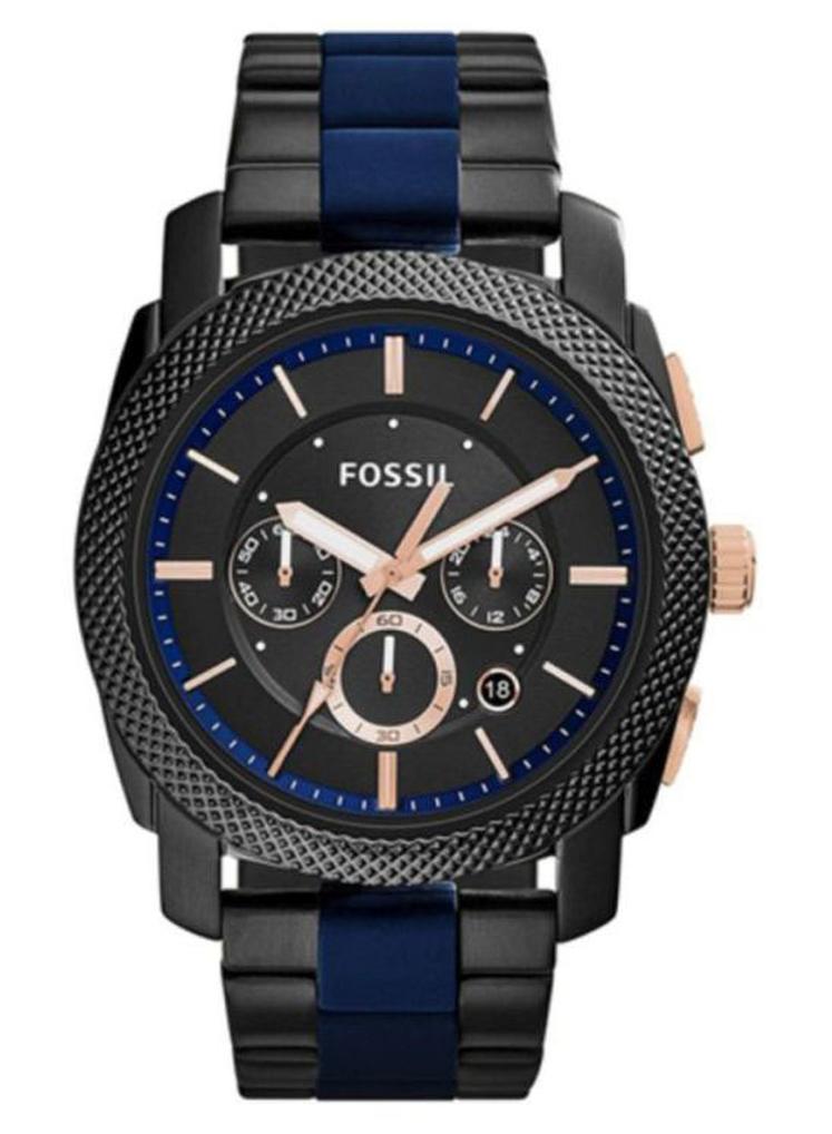 FOSSIL Men Machine Water Resistant Analog Watch FS5164 - 45 mm - Black - Image 1