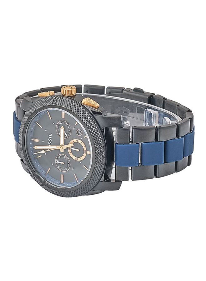 FOSSIL Men Machine Water Resistant Analog Watch FS5164 - 45 mm - Black - Image 3