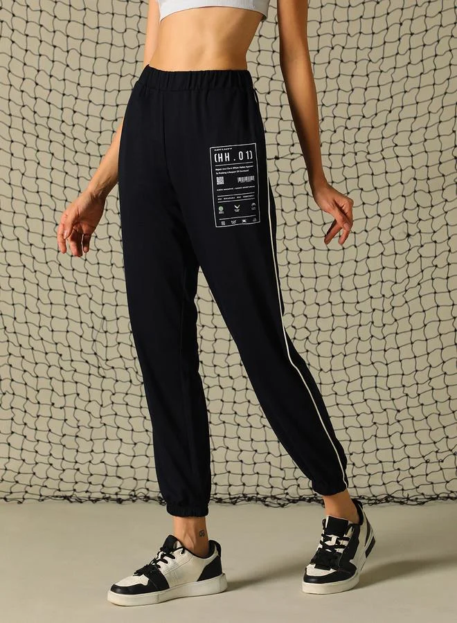 Hubberholme Women Navy Trousers - Regular Fit for Casual Comfort