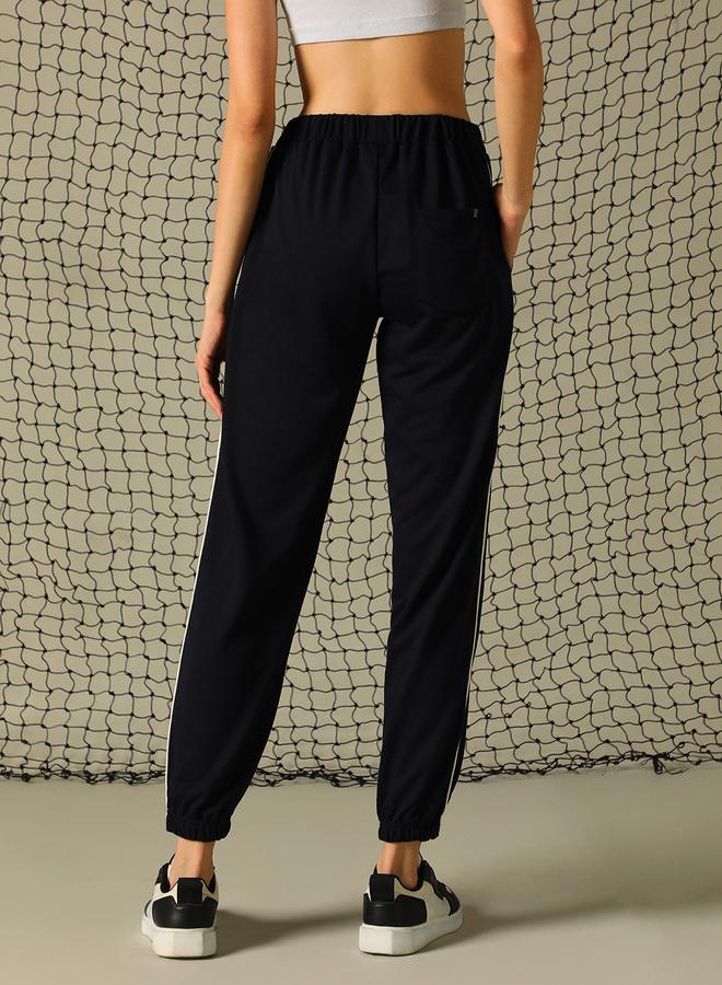 Hubberholme Women Navy Trousers - Regular Fit for Casual Comfort - Image 5