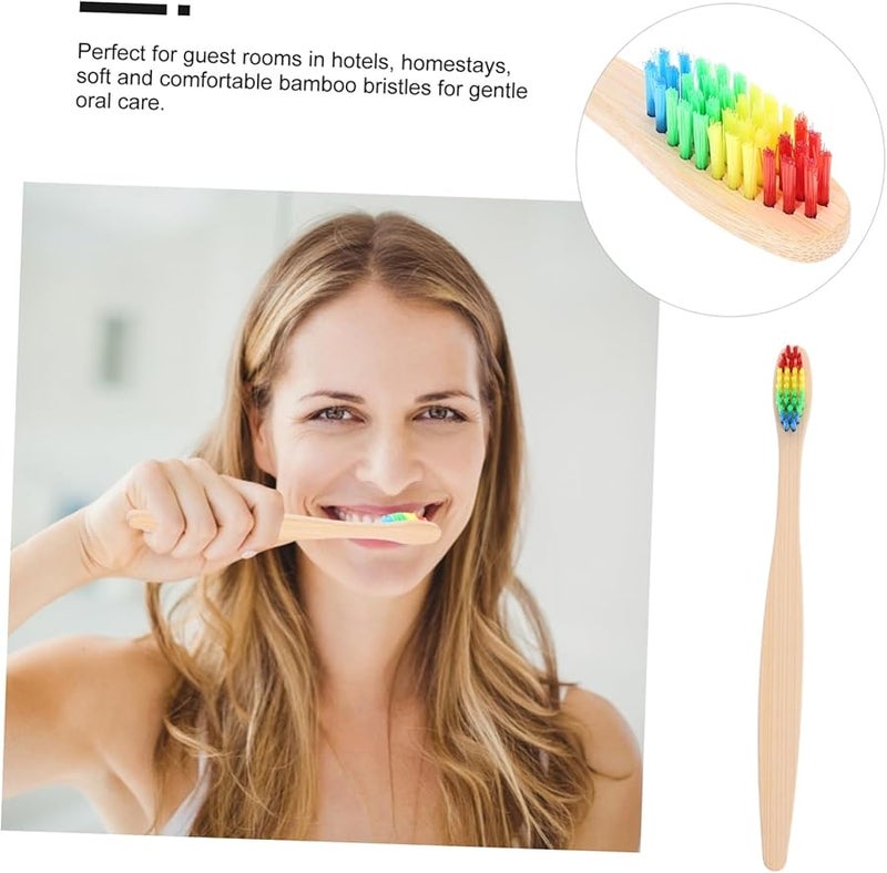 6 Pack Soft Bristle Travel Toothbrushes Portable Hotel Oral Care for Home and Guests - Image 5