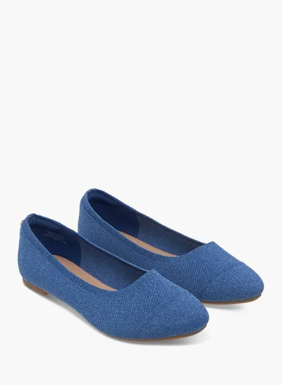 Celeste Women's Panelled Slip-On Ballerina Shoes