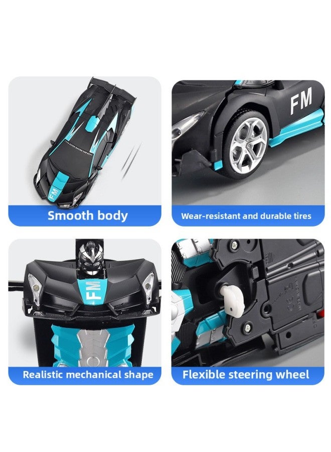 2.4g Remote Control Deformation Car King Kong Racing Car Charging Remote Control Deformation Car Electric Remote Control Car Toy Car-Color:477 Rambo Red-Proportion:40MHz Remote Control (without Electricity) - Image 3