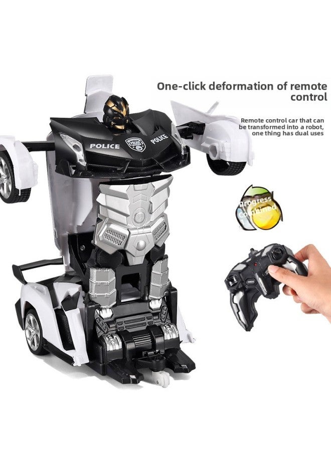 2.4g Remote Control Deformation Car King Kong Racing Car Charging Remote Control Deformation Car Electric Remote Control Car Toy Car-Color:477 Rambo Red-Proportion:40MHz Remote Control (without Electricity) - Image 5