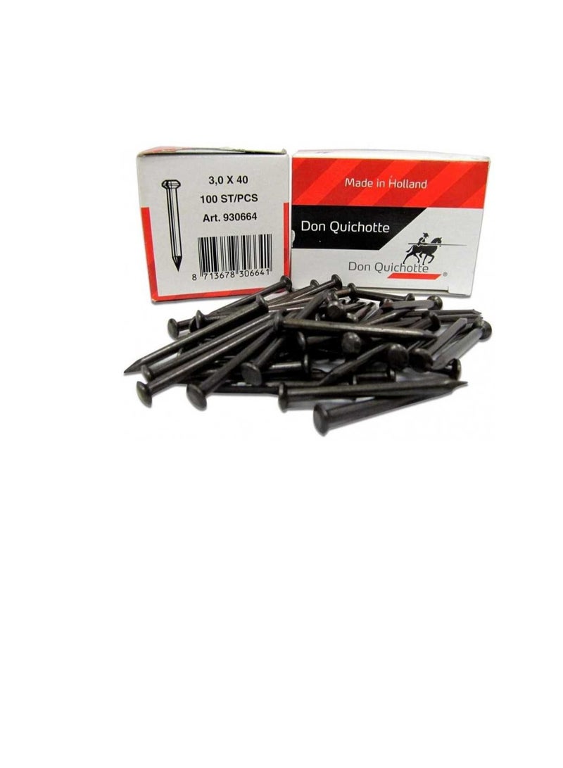 Steel Nails 40mm 100PCS