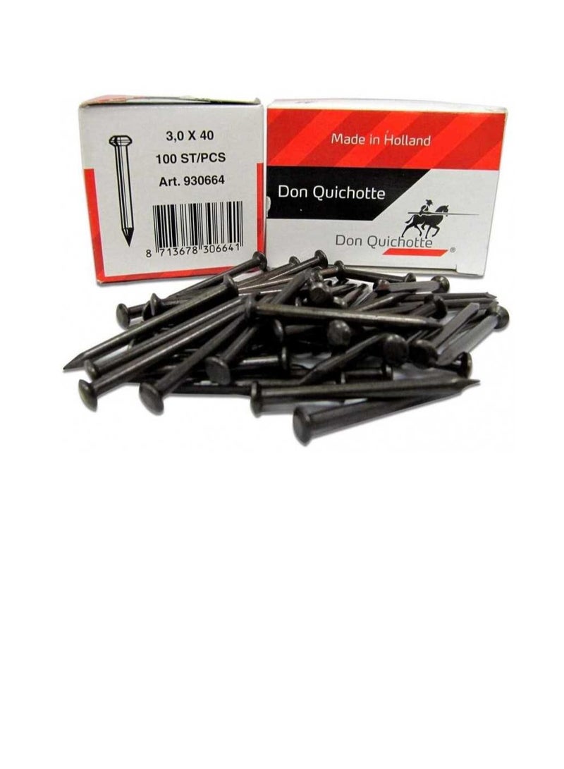 Steel Nails 40mm 100PCS