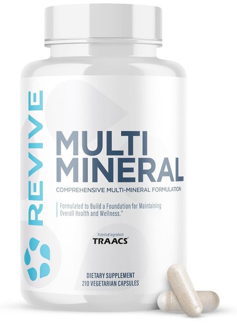 Revive MD | Multi Mineral | Promotes Healthy Bone Density for Men and Women | Supports Skeletal Strength | Broad Spectrum Mineral Support | 210 Capsules