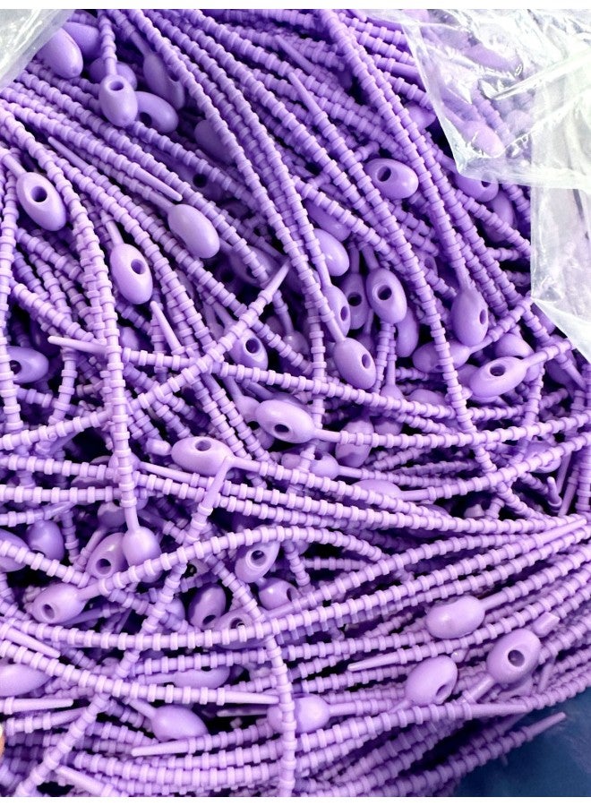 Loquat 220mm Tadpole Self-locking Data Cable Tie Storage Belt DIY Keychain Jewelry Blind Box Fashion Play Pendant Manufacturer-Color:Purple (12cm) - Image 1