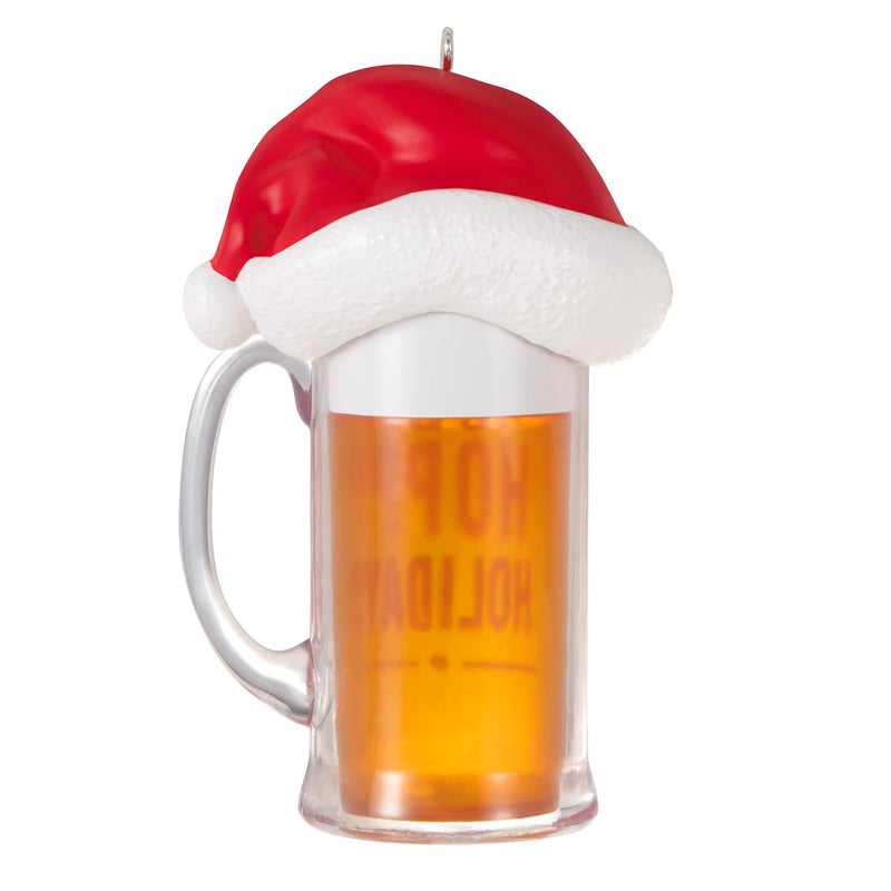 Hallmark Keepsake Christmas Ornament 2023  ""Hoppy Holidays "" Beer Mug Ornament  Beer Gifts - Image 2