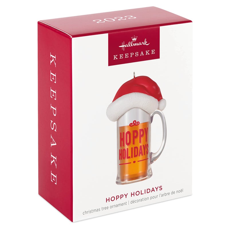 Hallmark Keepsake Christmas Ornament 2023  ""Hoppy Holidays "" Beer Mug Ornament  Beer Gifts - Image 3