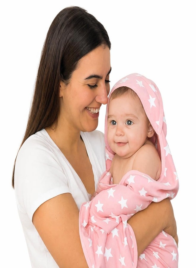 Nuluv Towels for Girls,Quick Dry,Super Absorbent Soft Bath Towel | Pack of 1 | Pink - TCNLTOWEL01-O - Image 1