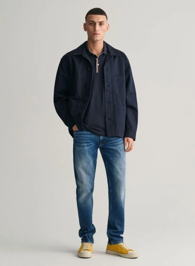 GANT Gant 2-Color Tipped Piqué Polo Shirt