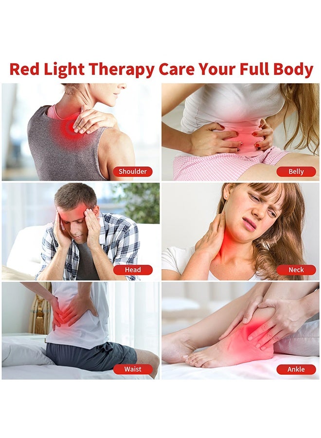 WALALLA Red Light Therapy Floor Lamp for Face Body, 5 Heads Red Infrared Light Therapy Devices, 7 Colors Red Light Therapy Lamp, 660nm and 850nm LED Near Infrared Light for Full Body, Face, Skin, Muscle - Image 5