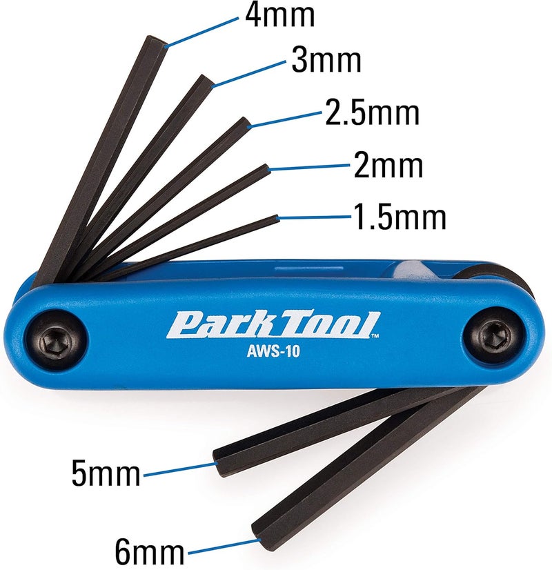 Park Tool AWS-10 Fold-Up Hex Wrench Set - Image 3