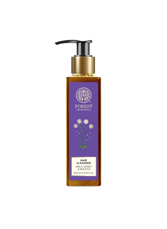 Forest Essentials Hair Cleanser Amla Honey & Mulethi | Ayurvedic Natural Shampoo | For Dull Dry Hair | Controls Hair Thinning & Breakage | Sulphate & Paraben Free, 1 Count  - Image 1