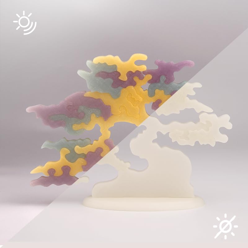 3idea e-Sun PLA-UV Color Changing 3D Printer Filament 1.75mm, Red, 1kg Spool – UV Reactive PLA Filament for FDM 3D Printing - Image 3