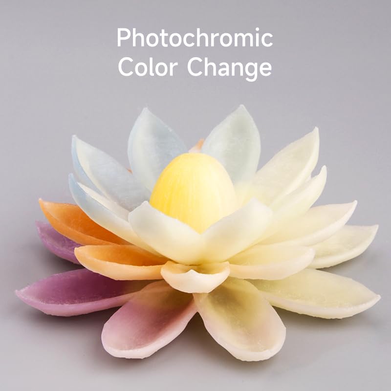 3idea e-Sun PLA-UV Color Changing 3D Printer Filament 1.75mm, Red, 1kg Spool – UV Reactive PLA Filament for FDM 3D Printing - Image 2